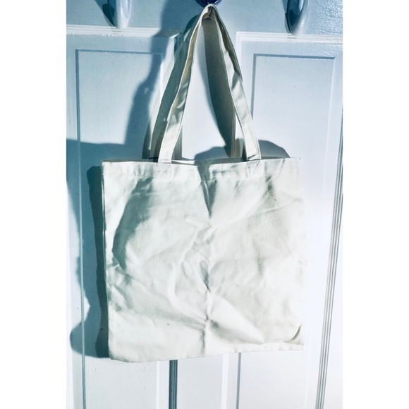 [BNWT] Text Logo Canvas Tote - Picture 3 of 3
